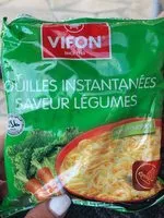 Mängden socker i Nouilles instantanées saveur légumes