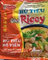 Mängden socker i Oh! Ricey Rice Noodle Beef Ball Hu Tieu