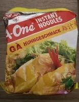 Mängden socker i A-one instant noodles mi ga Huhngeschmack