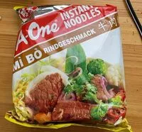 Mängden socker i Instant Noodles mi bo Rindgeschmack