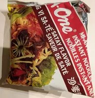 Mängden socker i A-one Instant Nudeln Satay BBQ