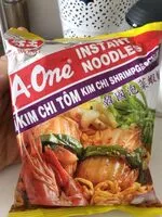 Mängden socker i Instant noodles kim chi shrimpgeschmack