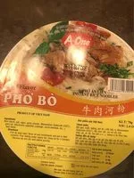 Mängden socker i A1 Beef Rice Noodle Bowl
