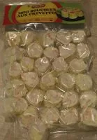 Mängden socker i Mini Bouchées aux Crevettes