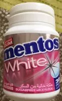 Mängden socker i Mentos White G Tutti Frutti