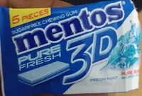 Mängden socker i mentos 3D