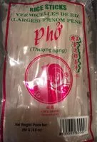 Mängden socker i Vermicelles de riz larges "Phnom Penh"