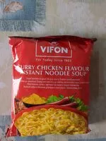 Mängden socker i Curry chicken flavour instant noodle soup