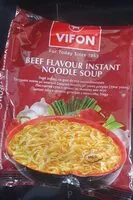 Mängden socker i Beef noodle soup