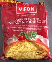 Mängden socker i Pork flavour instant noodle soup