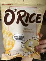Mängden socker i O’Rice Natural Snow Flavour