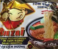 Mängden socker i Nouille Banzaï Crevette