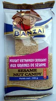 Mängden socker i Sesame nut candy