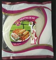 Mängden socker i Galettes de riz