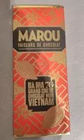 Mängden socker i Marou bà Ria 76% grand cru chocolat noir vietnam