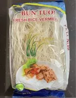 Mängden socker i Fresh rice vermicelli