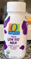 Mängden socker i Organic low fat milk