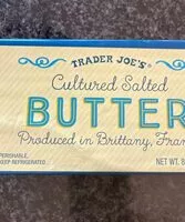Mängden socker i Cultured salted butter