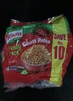 Mängden socker i Chatt patta instant noodles