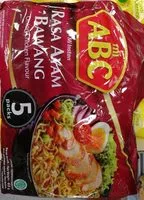Mängden socker i Abc Mie Selera Asal Ayam Bawang 70 Gr**