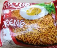 Mängden socker i Fried noodle