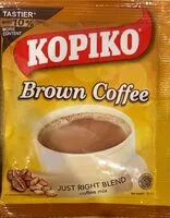 Mängden socker i Brown coffee