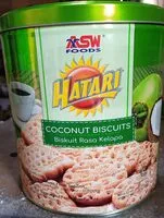 Mängden socker i Hatari Coconut Biscuits