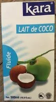 Mängden socker i Lait de coco