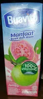 Mängden socker i Buavita Juice Jambu 245ml