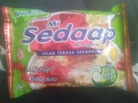 Mängden socker i Mie Sedaap Soto 5X75G