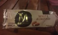 Mängden socker i White Almond Ice Cream 63G