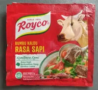 Mängden socker i Royco Rasa Sapi