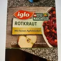 Mängden socker i Rotkraut mit Apfelstücken