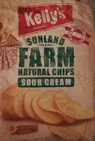 Mängden socker i Farm natural chips sour cream