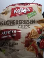 Mängden socker i Kichererbsen Chips Paprika