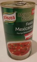 Mängden socker i Fiesta Mexicana Feurige Bohnensuppe