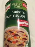 Mängden socker i Südtiroler Bauernsuppe
