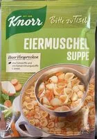 Mängden socker i Eiermuschel Suppe