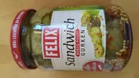 Mängden socker i Sandwich Gurken würzig pikant
