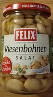 Mängden socker i riesenbohnensalat
