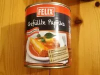 Mängden socker i Gefüllte Paprika
