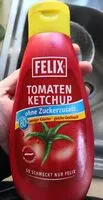 Mängden socker i Tomaten Ketchup ohne Zuckerzusatz