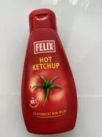 Mängden socker i Felix Hot Ketchup
