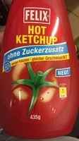 Mängden socker i HOT KETCHUP