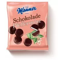 Mängden socker i Manner Schokolade Pfefferminz