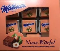 Mängden socker i Nuss wurfel