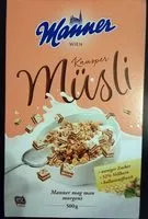 Mängden socker i Knusper Müsli