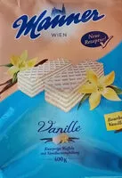 Mängden socker i Manner Schnitten Vanille Beutel