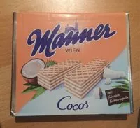 Mängden socker i Manner Cocos