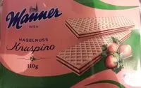 Mängden socker i Haselnuss Knuspino